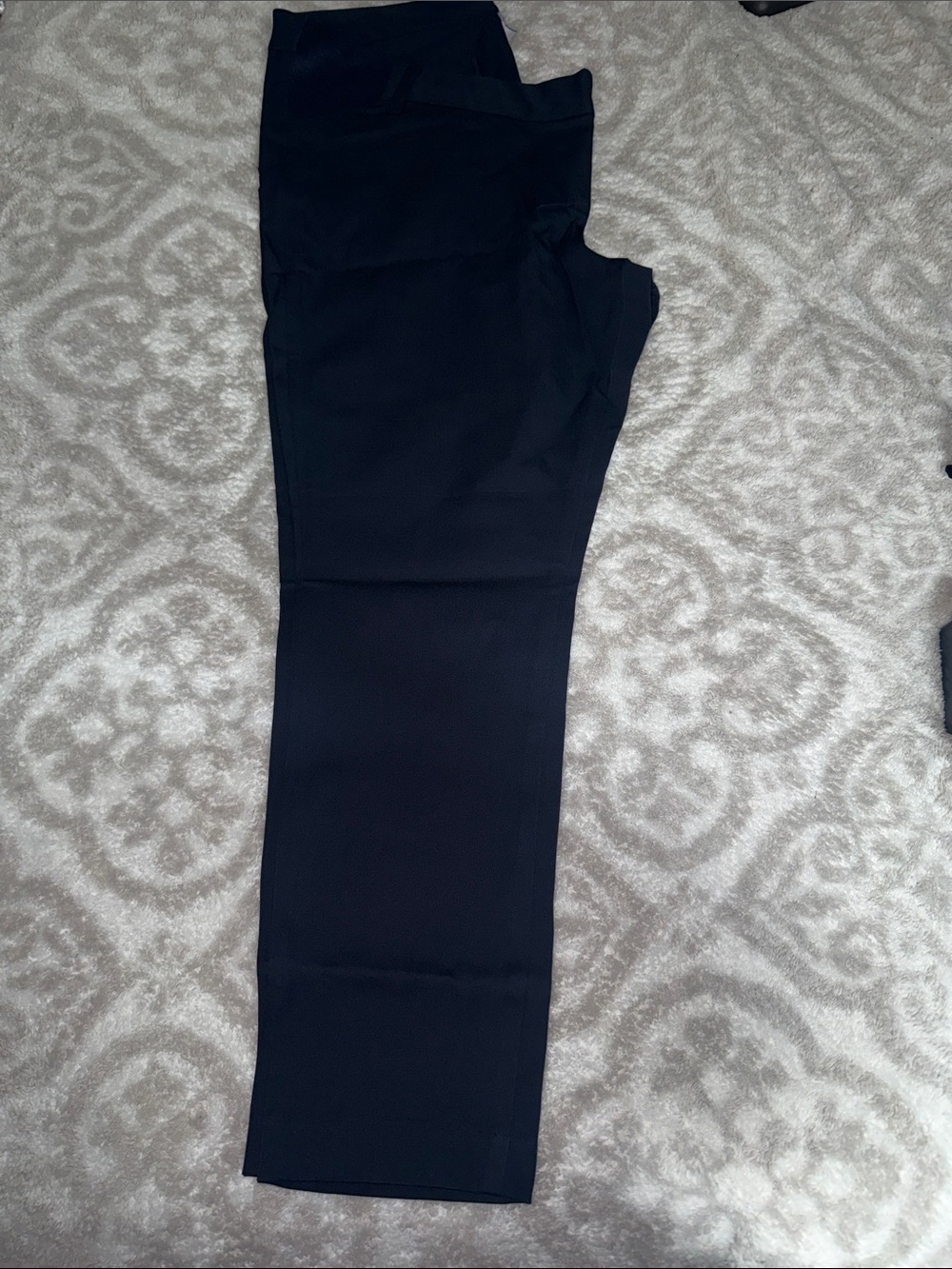 Old Navy Women's Black Cropped Straight-Leg Pants